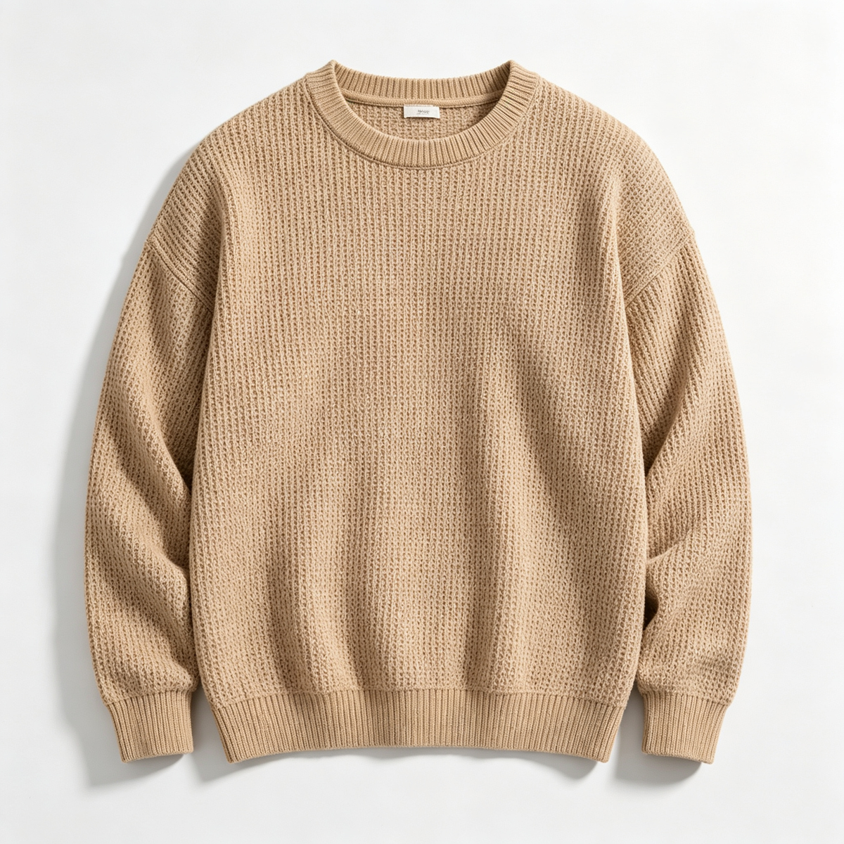 🔥 BESTSELLER | 8PCS $24.63 | Men’s Waffle Knit Crewneck Sweater