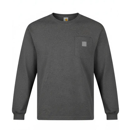 🔥Last Day Promotion! CHT Men's K126 Workwear Loose Fit Heavyweight Long-Sleeve Pocket Top (Also Available in Big & Tall)