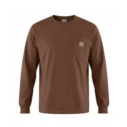 🔥Last Day Promotion! CHT Men's K126 Workwear Loose Fit Heavyweight Long-Sleeve Pocket Top (Also Available in Big & Tall)