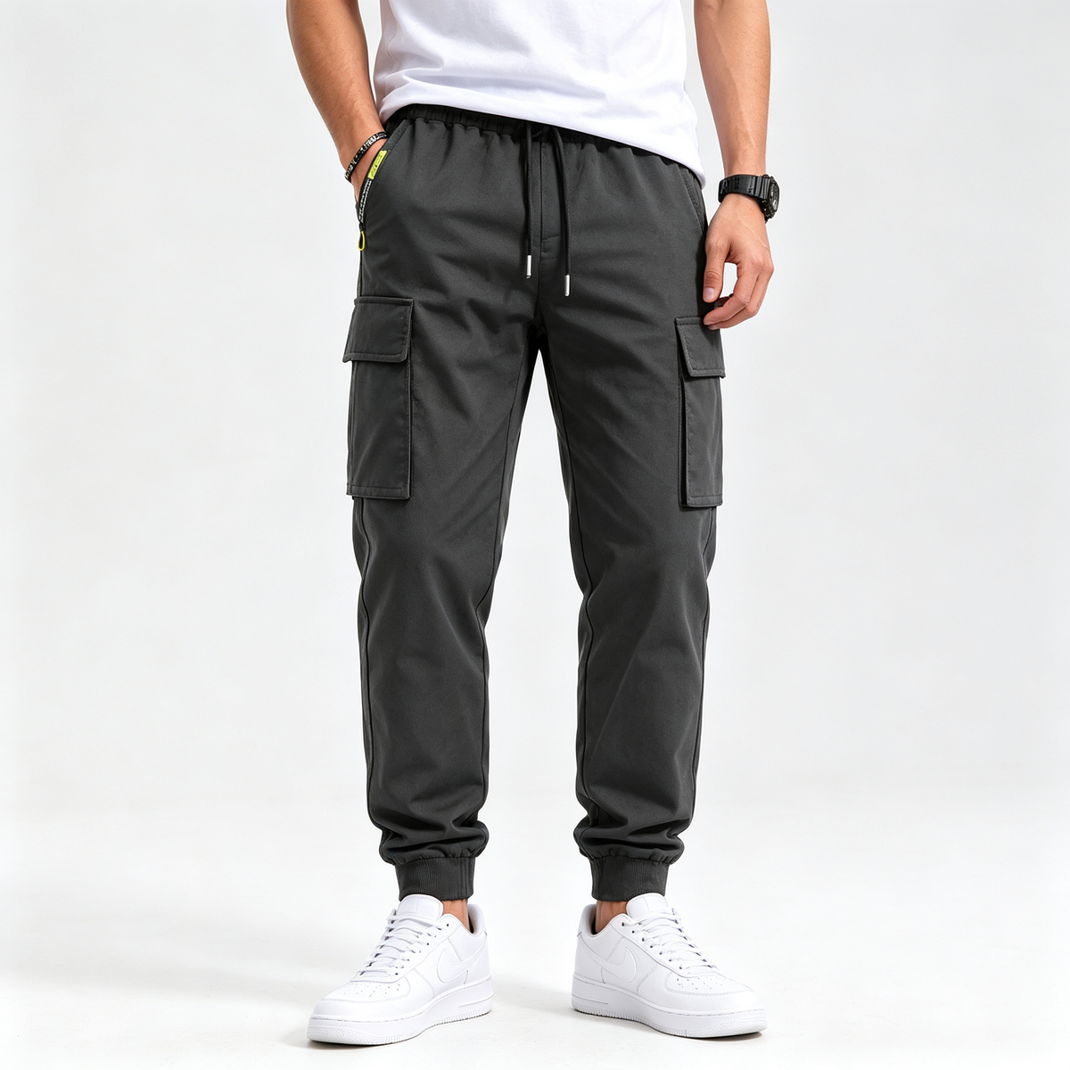 🔥 BESTSELLER | 8PCS $24.63 | Men's Multi-Pocket Cargo Jogger Pants