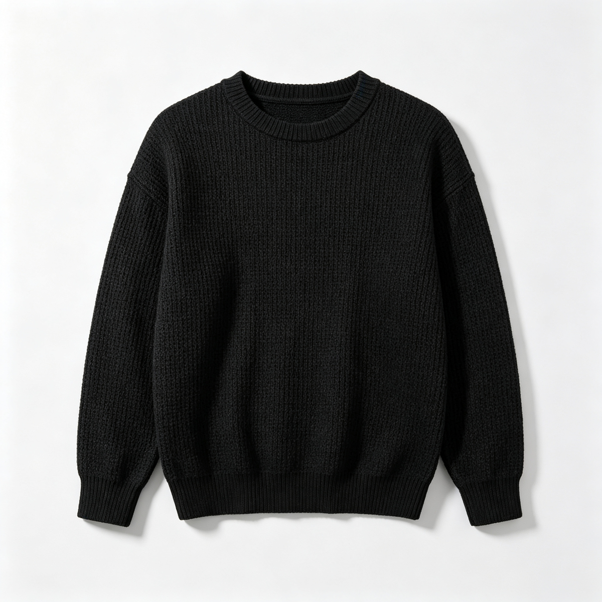 🔥 BESTSELLER | 8PCS $24.63 | Men’s Waffle Knit Crewneck Sweater