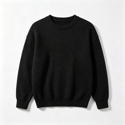 🔥 BESTSELLER | 8PCS $24.63 | Men’s Waffle Knit Crewneck Sweater