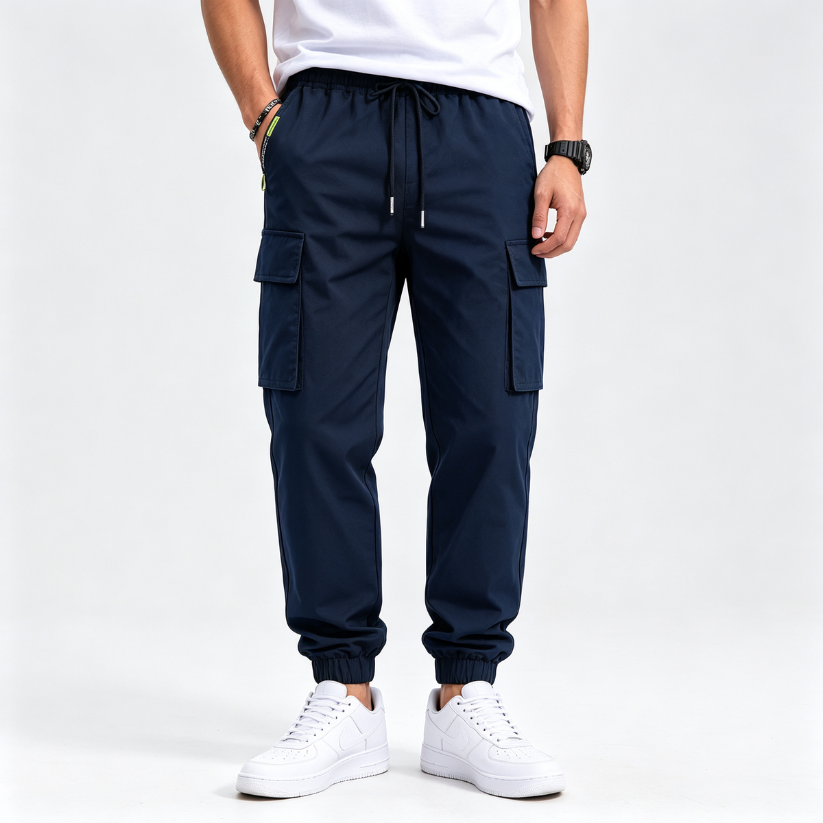 🔥 BESTSELLER | 8PCS $24.63 | Men's Multi-Pocket Cargo Jogger Pants