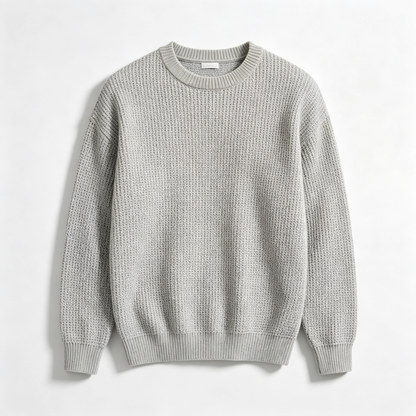 🔥 BESTSELLER | 8PCS $24.63 | Men’s Waffle Knit Crewneck Sweater