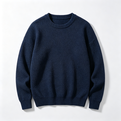 🔥 BESTSELLER | 8PCS $24.63 | Men’s Waffle Knit Crewneck Sweater