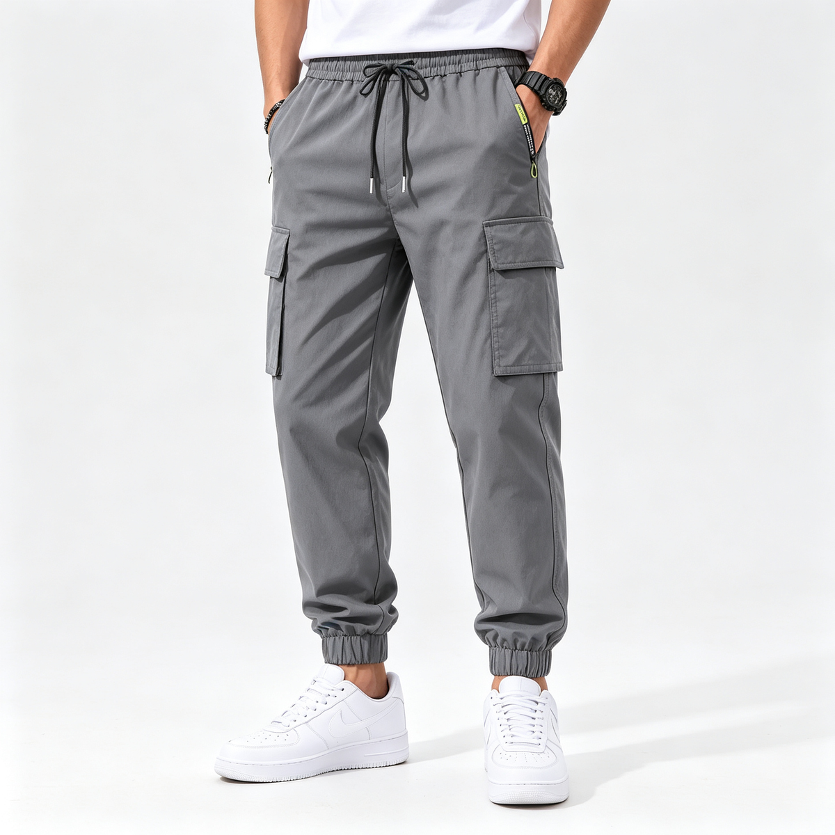 🔥 BESTSELLER | 8PCS $24.63 | Men's Multi-Pocket Cargo Jogger Pants