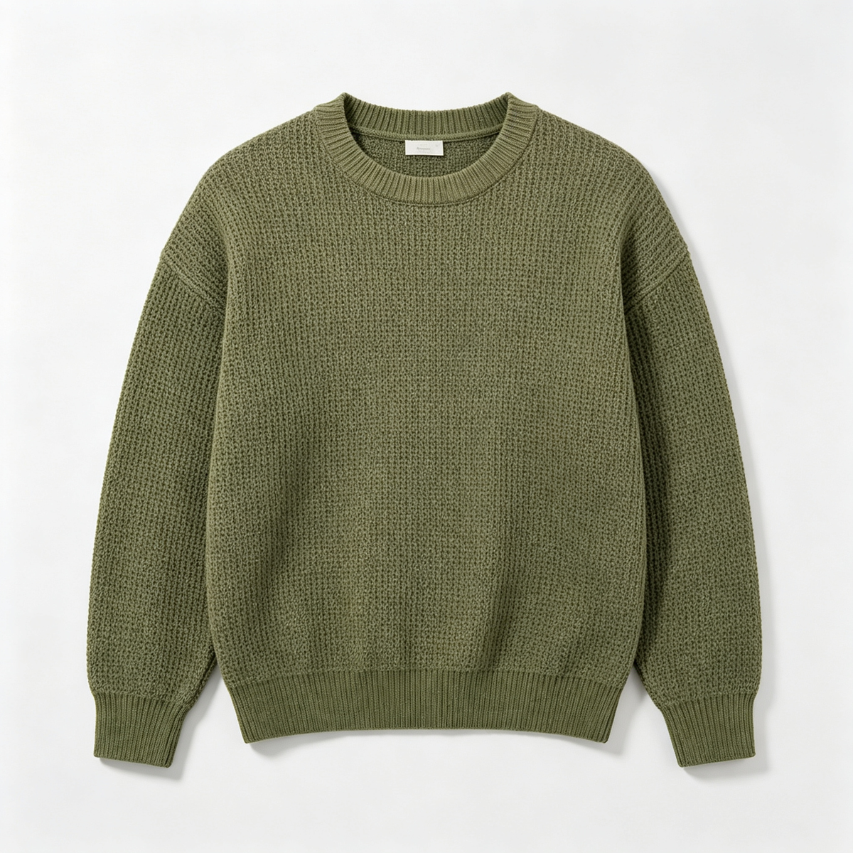 🔥 BESTSELLER | 8PCS $24.63 | Men’s Waffle Knit Crewneck Sweater