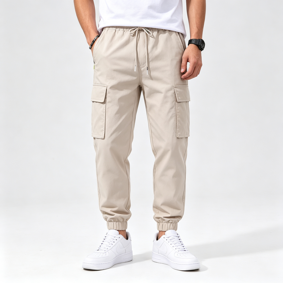 🔥 BESTSELLER | 8PCS $24.63 | Men's Multi-Pocket Cargo Jogger Pants