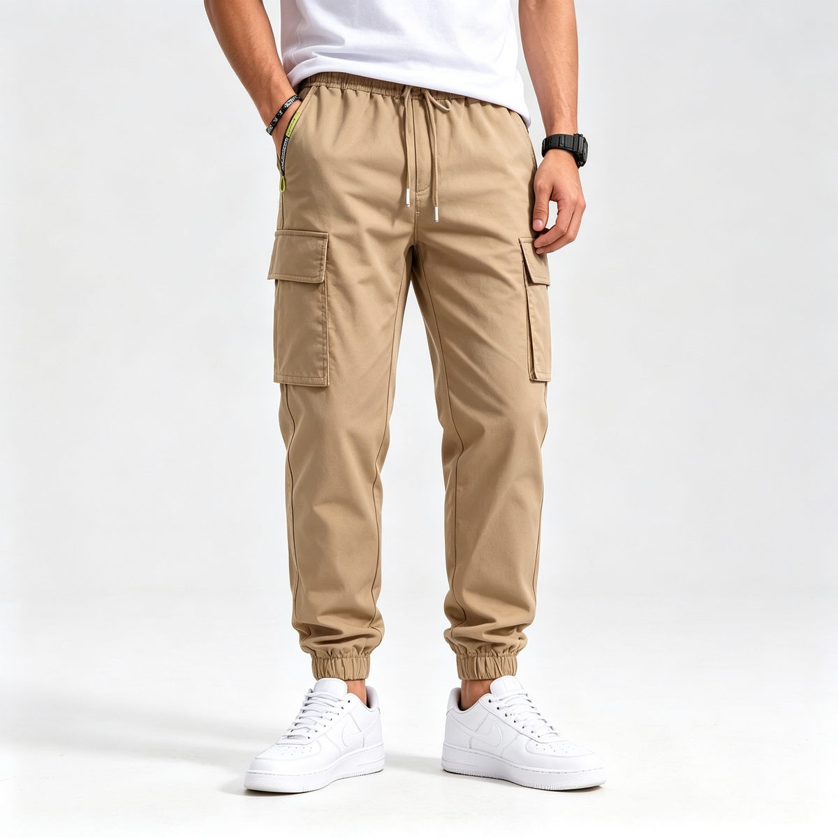 🔥 BESTSELLER | 8PCS $24.63 | Men's Multi-Pocket Cargo Jogger Pants