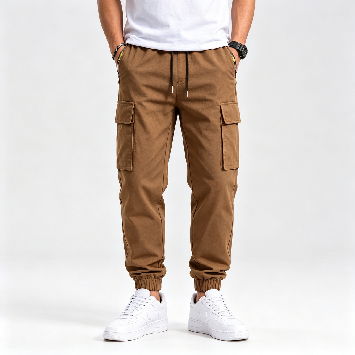 🔥 BESTSELLER | 8PCS $24.63 | Men's Multi-Pocket Cargo Jogger Pants